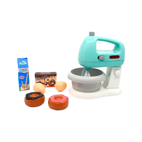 Batidora De Juguete A Pila Accesorios Luz Sonido Movimiento Color Agua