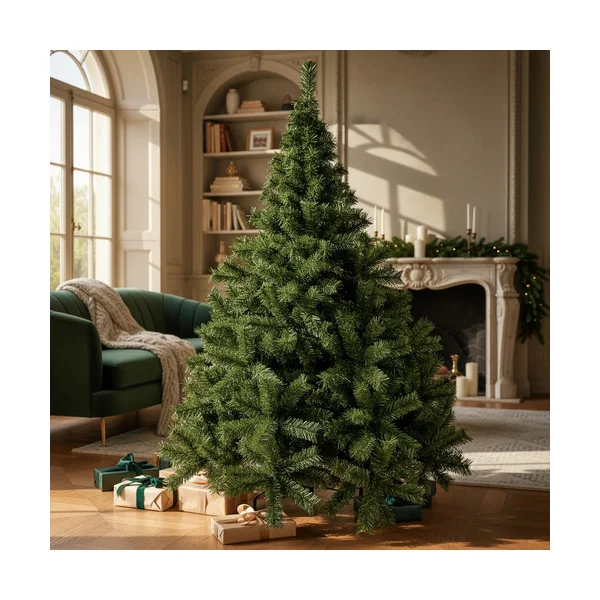 Árbol Navidad Canadian Luxury 3mts Base Metalica Decoracion Verde