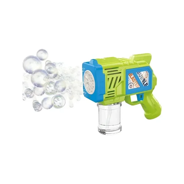 Pistola De Burbujas Con Luz Verde