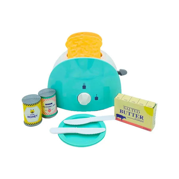 Tostadora De Juguete Expreso Polar Con Accesorios Color Agua