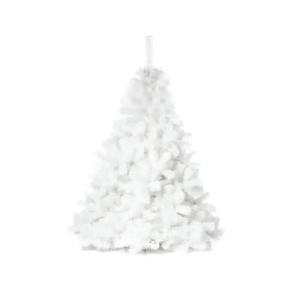 Arbol De Navidad Extra Lujo Patagonia Blanco 1,30 Mts Con Base Metalica