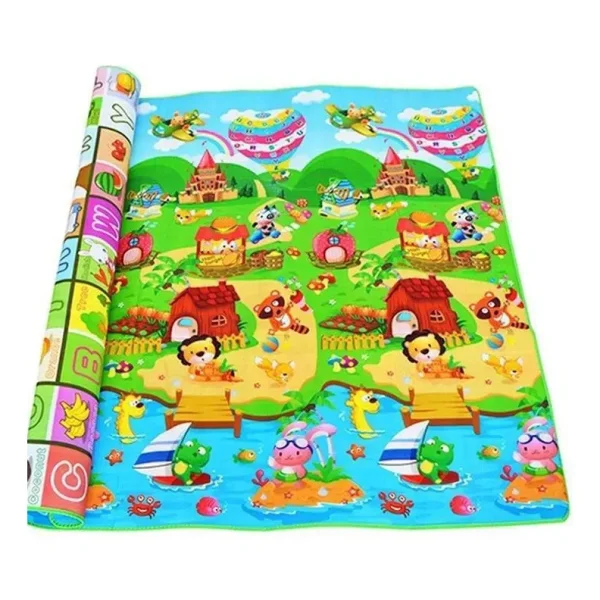 Alfombra Antigolpes 180x150cm 10mm Espesor Bebé Reversible