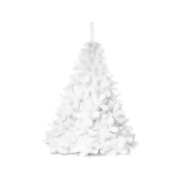 Arbol De Navidad Blanco  Extra Lujo Patagonia 1,50mts Con Base Metalica