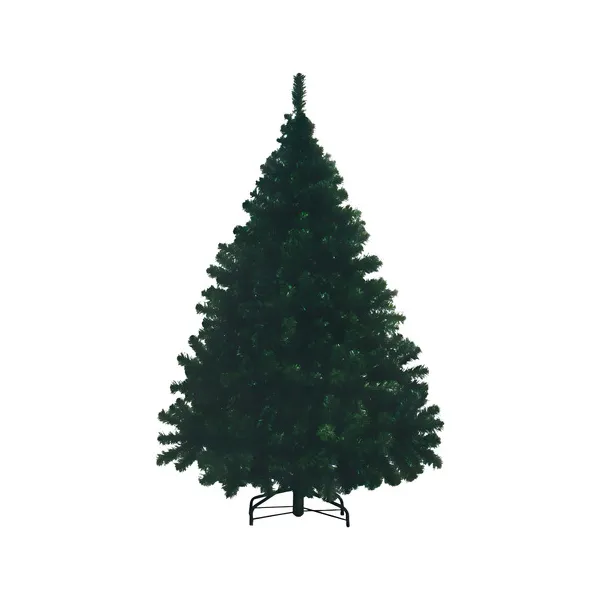 Árbol De Navidad Arbolito Pino Montañes Deluxe 2.1mts Base Metálica Verde Oscuro