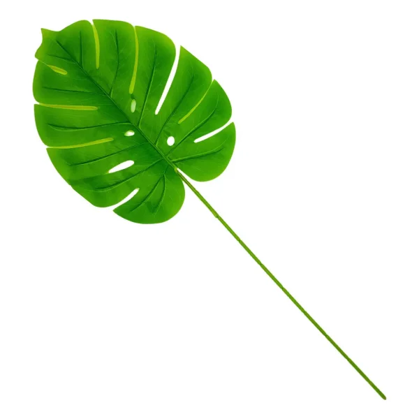 Planta Artificial Hoja Monstera Costilla De Adan X5 Diseño