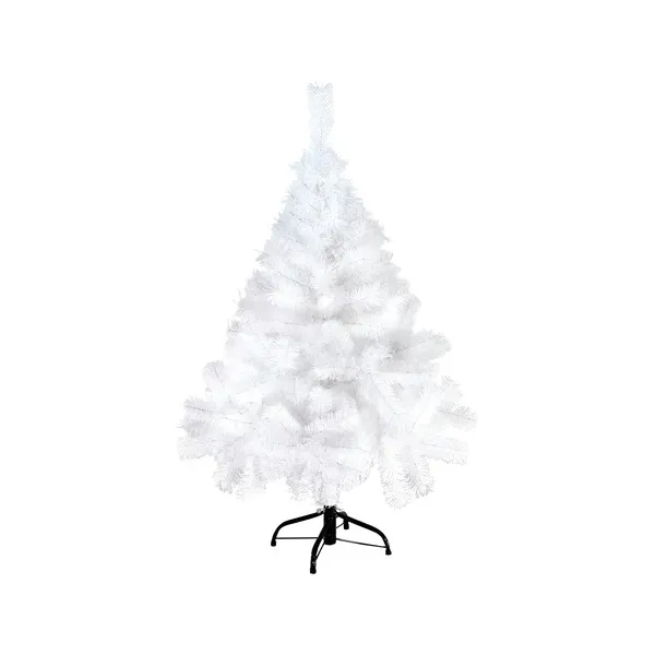 Árbol De Navidad Tradicional Expreso Polar Tronador De Lujo De 1.2m Blanco