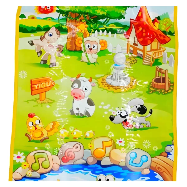 Alfombra Musical Con Sonido Animalitos Para Bebé