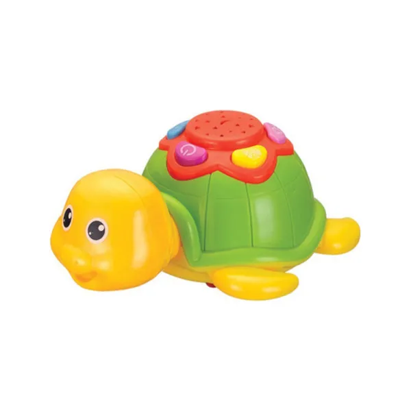 Tortuga Musical Proyector Para Bebés Con Luz Y Sonido