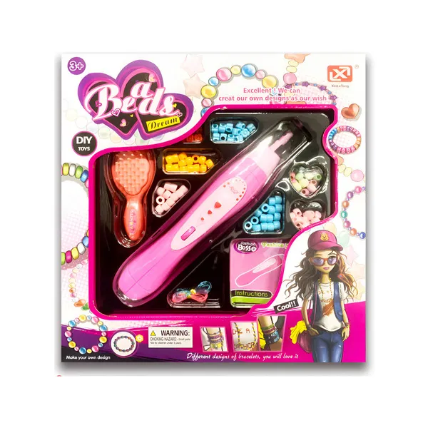 Set De Mostacillas Bijouterie Para Pelo Con Aplicador