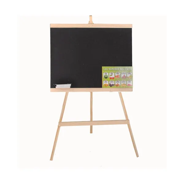 Pizarra Infantil Atril Para Niños Pizarron Mini 50cm + Tizas