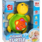 Tortuga Musical Proyector Para Bebés Con Luz Y Sonido