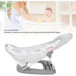 Silla Mecedora Plegable Baño Bebé Expreso Polar Antideslizante Reclinable 0-24 Meses Blanco