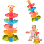 Tobogán Apilable Sobebear Yl1306 Multicolor 8 Piezas Para Bebés 1.5 Años