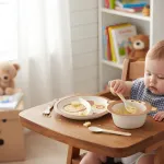 Vajilla Infantil Expreso Polar Bambú Mono 5 Piezas Marrón