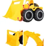 Excavadora Juguete Fricción Amarillo Expreso Polar Truck 25cm