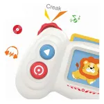 Control Interactivo Didáctico Expreso Polar Sonidos Niños 2-4 Años Blanco