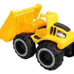 Excavadora A Fricción Camion De Construcción Juguete Truck Color Amarillo