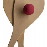 Pelota Paleta Playa Juego Tenis Padel Playera De Madera
