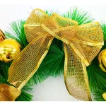 Corona Navideña Fabesa Verde 30cm Con Bayas Sin Luces Artificial Navidad