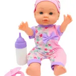 Muñeca Bebote Luna Bebe Con Sonidos Y Accesorios Chupete Mamadera