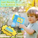 Pistola De Burbujas Con Luz Expreso Polar Verde Sin Líquido