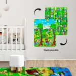 Alfombra Antigolpes Bebe Reversible Piso 5m Espesor