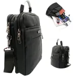 Portafolio Morral Maletin Porta Notebook Bolso Reforzado Color Negro 15  