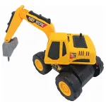 Camion De Construccion Truck Vehículo Maquina Luz Y Sonido Color Amarillo Personaje Camion Truck