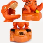 Pistola Dinámica Dino Al Blanco Marca Expreso Polar Naranja Con Luces Y Sonido