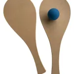 Raqueta Control Expreso Polar Pelota Paleta Playera Madera Redonda