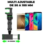 Soporte Celular Auto Espejo Retrovisor Giratorio 360° Color Negro