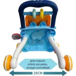 Caminador Bebé Expreso Polar Celeste Con Luces Sonido Y Actividades