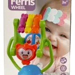 Sonajero Giratorio Calesita Rojo Con Ventosa Y Sonido Para Bebé Pixelbags