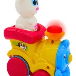 Tren Luz Musical Movimiento Bebe Juguete Locomotora Color Multicolor