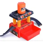 Lavadero De Autos Pista De Autolavado Coche Cambia De Color Color Rojo