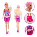 Muñeca Con Accesorios De Moda Para Colección Y Juego