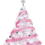 Árbol Navidad Fabesa Montañes Deluxe 130 Cm Blanco Decorado