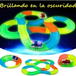 Pista Luminosa Flexible 56 Piezas 1 Auto Luminoso Color Varios