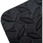 Piso Goma Eva Gym Pack X4 Encastrable 10mm Con Bordes