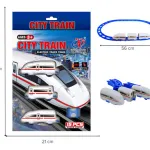 Tren Bala Juguete Pista Alta Velocidad Con Vías Y Sonidos Color Blanco