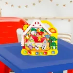 Piano Infantil Organo Musical Educativo Aprendizaje Animales Color Amarillo