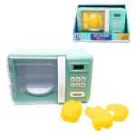 Microondas De Juguete Con Luz Sonido Y Efecto Coccion Horno Color Agua