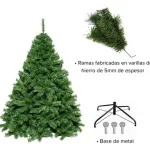 Arbol Navidad 2,10mts Imperial Alta Gama Color Verde