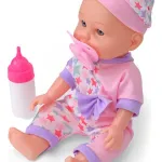Muñeca Bebote Luna Bebe Con Sonidos Y Accesorios Chupete Mamadera