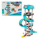 Pista Estacionamiento Autos Juguete Garage 5 Niveles Pisos Color Celeste