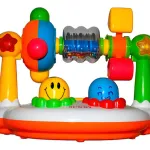 Set De Actividades Musical Sonajero Con Luz Para Bebe Color Blanco