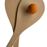 Pelota Paleta Playa Juego Tenis Padel Playera De Madera