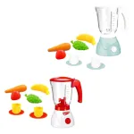 Juego De Cocina Infantil: Licuadora Roja Con Frutas Y Más