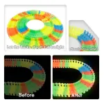 Pista Luminosa Flexible 56 Piezas 1 Auto Luminoso Color Varios