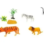 Animales Muñecos De La Selva X8 Con Accesorios